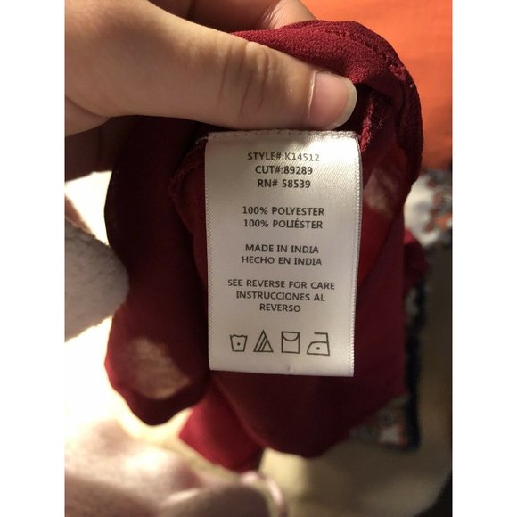 Kut From The Kloth Collared Button Up Blouse Small - Picture 9 of 9